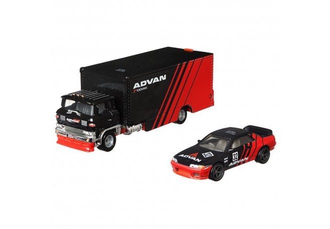 Camion Hot Wheels by Mattel Car Culture Sakura Sprinter cu masina Nissan Skyline GT-R