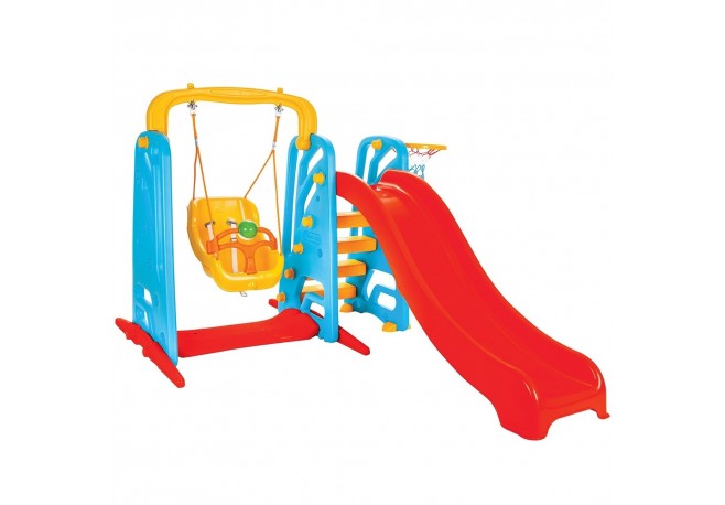 Centru de joaca Pilsan Cute Slide and Swing Set