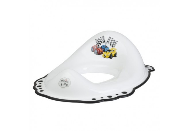 Reductor wc copii MyKids Cars Alb-Black antialunecare