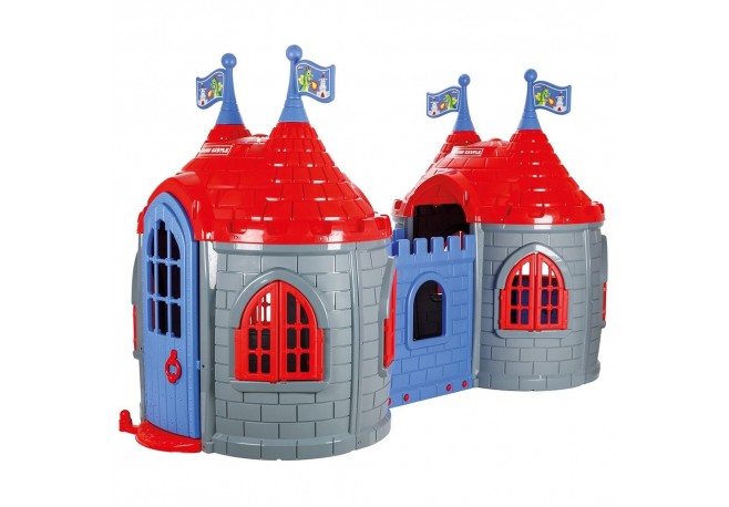 Casuta pentru copii Pilsan Duble Princess Castle grey