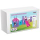 Casuta cu tobogan si leagan pentru copii Pilsan Castle with Slide and Swing grey