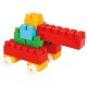 Jucarie Pilsan Cuburi de construit in cutie Jumbo Blocks 60 piese
