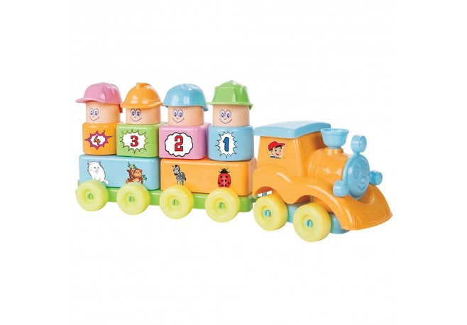 Set constructie Pilsan My First Train 33 piese