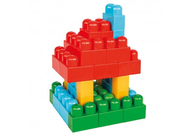 Jucarie Pilsan Cuburi de construit in cutie Super Blocks 40 piese
