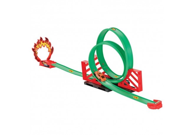 Pista de masini Pilsan Race 360 green cu masinuta