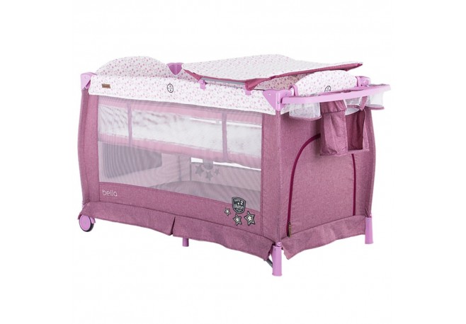 Patut pliabil Chipolino Bella orchid linen