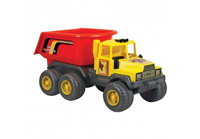 Camion basculant Pilsan Rodeo Truck yellow red