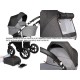 Carucior 3 in 1 Baby Merc Q9 - 180C - Cadru Alb