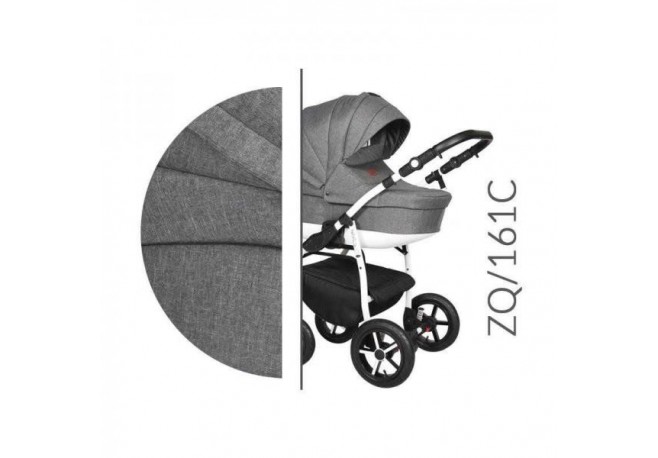 Carucior 3 in 1 Baby Merc Zippy Q - ZQ161C - Cadru Alb