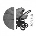 Carucior 3 in 1 Baby Merc Zippy Q - ZQ161B - Cadru Negru