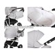 Carucior 3 in 1 Baby Merc Zippy Q - ZQ134C - Cadru Alb