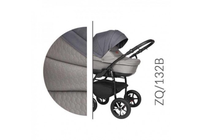 Carucior 3 in 1 Baby Merc Zippy Q - ZQ132B - Cadru Negru