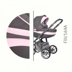 Carucior 3 in 1 Baby Merc Faster 3 Style-164A Cadru Gri