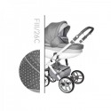 Carucior 3 in 1 Baby Merc Faster 3 Style-26C Cadru Alb