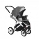 Carucior 3 in 1 Baby Merc Faster 2 Style-17C Cadru Alb