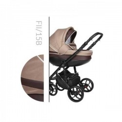 Carucior 3 in 1 Baby Merc Faster 2 Style-15B Cadru Negru