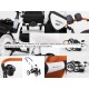 Carucior 3 in 1 Baby Merc Faster 2 Style-1B Cadru Negru