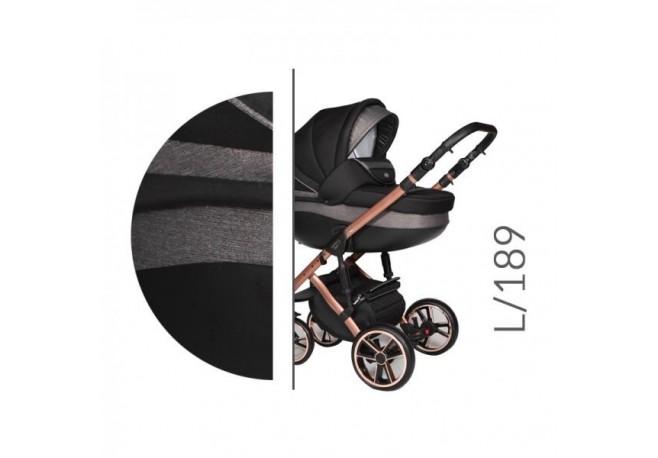 Carucior 3 in 1 Baby Merc Faster 3 Limited Edition - L/189 Cadru Grey