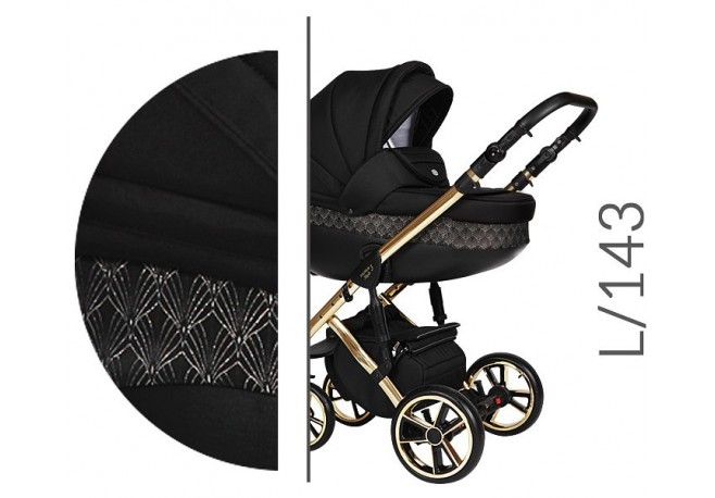 Carucior 3 in 1 Baby Merc Faster 3 Limited Edition - L/143 Cadru Gold