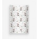 Saltea de infasat bebe cu intaritura 70x48 Klups Bunny World C003