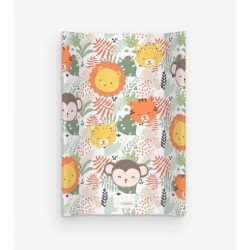 Saltea de infasat bebe cu intaritura 70x48 Klups Wild World C002