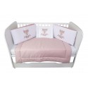 Lenjerie MyKids 4+1 Piese Rose N001 120x60