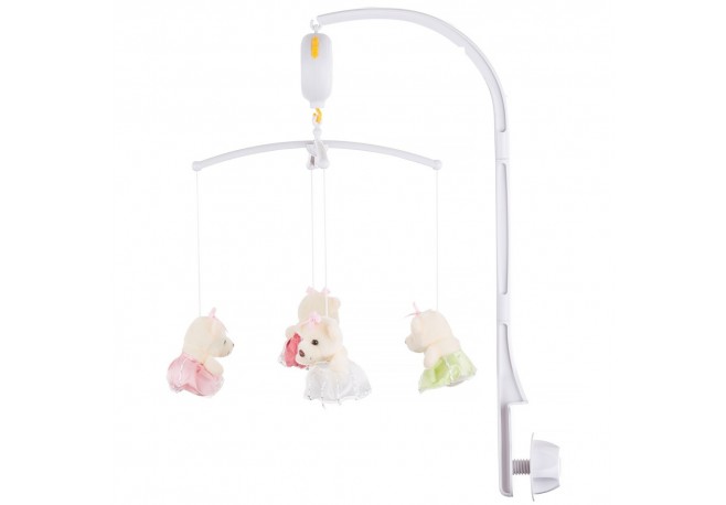 Carusel muzical pentru patut Chipolino Princess bears