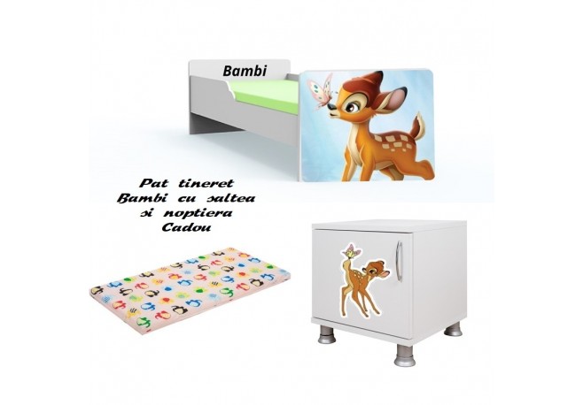 Pat copii Bambi-saltea cadou