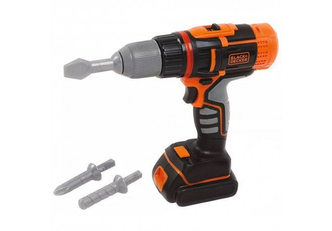 Jucarie Smoby Bormasina electronica Black & Decker cu accesorii