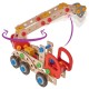 Set constructie din lemn Eichhorn Fire Truck 3 in 1 155 piese