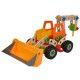 Set constructie din lemn Eichhorn Wheel Loader 6 in 1 140 piese