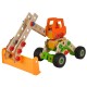 Set constructie din lemn Eichhorn Wheel Loader 6 in 1 140 piese