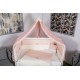 Lenjerie MyKids 9 piese White-Pink fara baldachin 120x60 cm