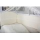 Lenjerie MyKids 11 piese Cream color cu baldachin 120x60 cm