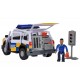 Masina de politie Simba Fireman Sam Sam Police Car cu figurina si accesorii