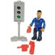 Masina de politie Simba Fireman Sam Sam Police Car cu figurina si accesorii