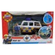 Masina de politie Simba Fireman Sam Sam Police Car cu figurina si accesorii