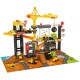 Pista de masini Dickie Toys Construction cu 4 masinute si accesorii
