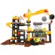 Pista de masini Dickie Toys Construction cu 4 masinute si accesorii