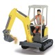 Set Dickie Toys Road Work excavator Neuson figurina semne rutiere si accesorii