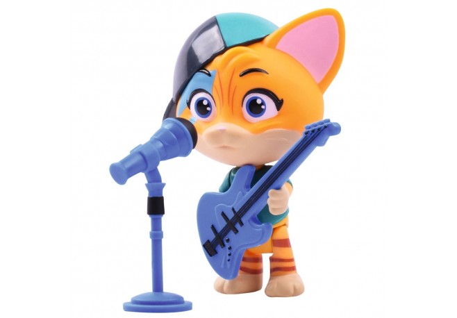 Figurina Smoby 44 Cats Lampo 77 cm cu microfon si chitara