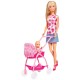 Set Simba Steffi Love New Born Baby Set papusa 29 cm 1 bebelus si accesorii
