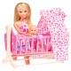 Set Simba Steffi Love New Born Baby Set papusa 29 cm 1 bebelus si accesorii