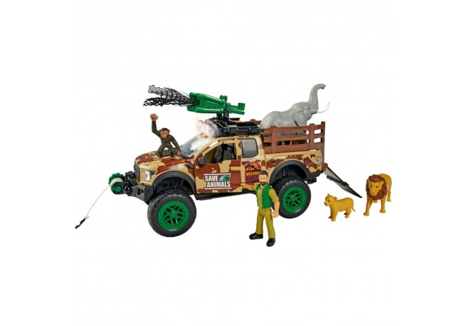 Set Dickie Toys Wild Park Ranger masina cu figurine si accesorii