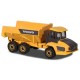 Set Majorette Volvo camion cu remorca camion basculant buldozer si excavator