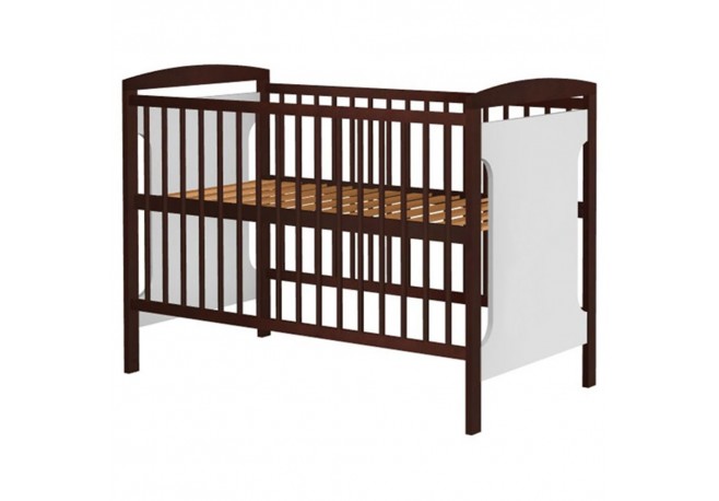 Patut copii din lemn Hubners Karly 120x60 cm venghe