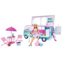 Rulota Simba Hawaii Camper cu papusa Steffi Love 29 cm si accesorii