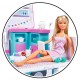 Rulota Simba Hawaii Camper cu papusa Steffi Love 29 cm si accesorii