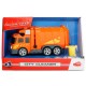 Masina de gunoi Dickie Toys Mini Action Series City Cleaner portocaliu