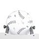 Scaun de masa multifunctional din lemn Klups Lily Grafit